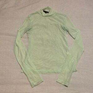 All Saints mesh turtle neck